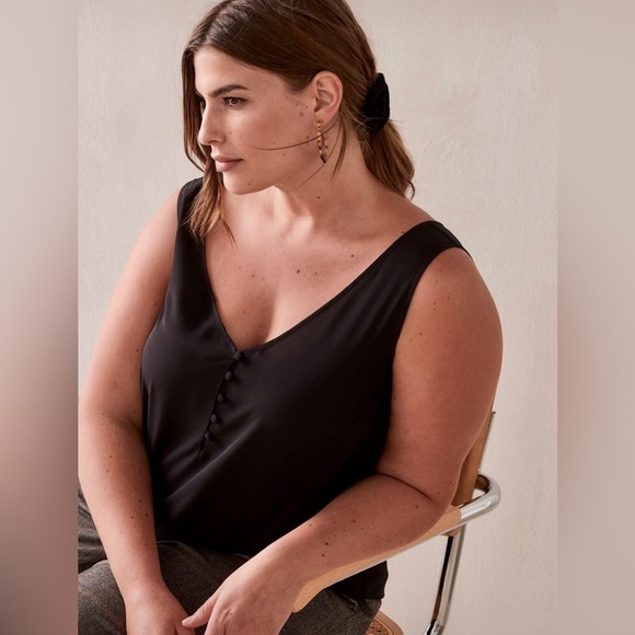 Addition Elle - Button-Front Cami - Picture 3 of 10